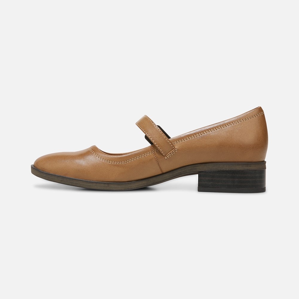 Naturalizer SOUL Ramona Mary Jane Flat - English Tea Brown Synthetic Naturalizer SOUL Ramona Mary Jane Flat - English Tea Brown Synthetic