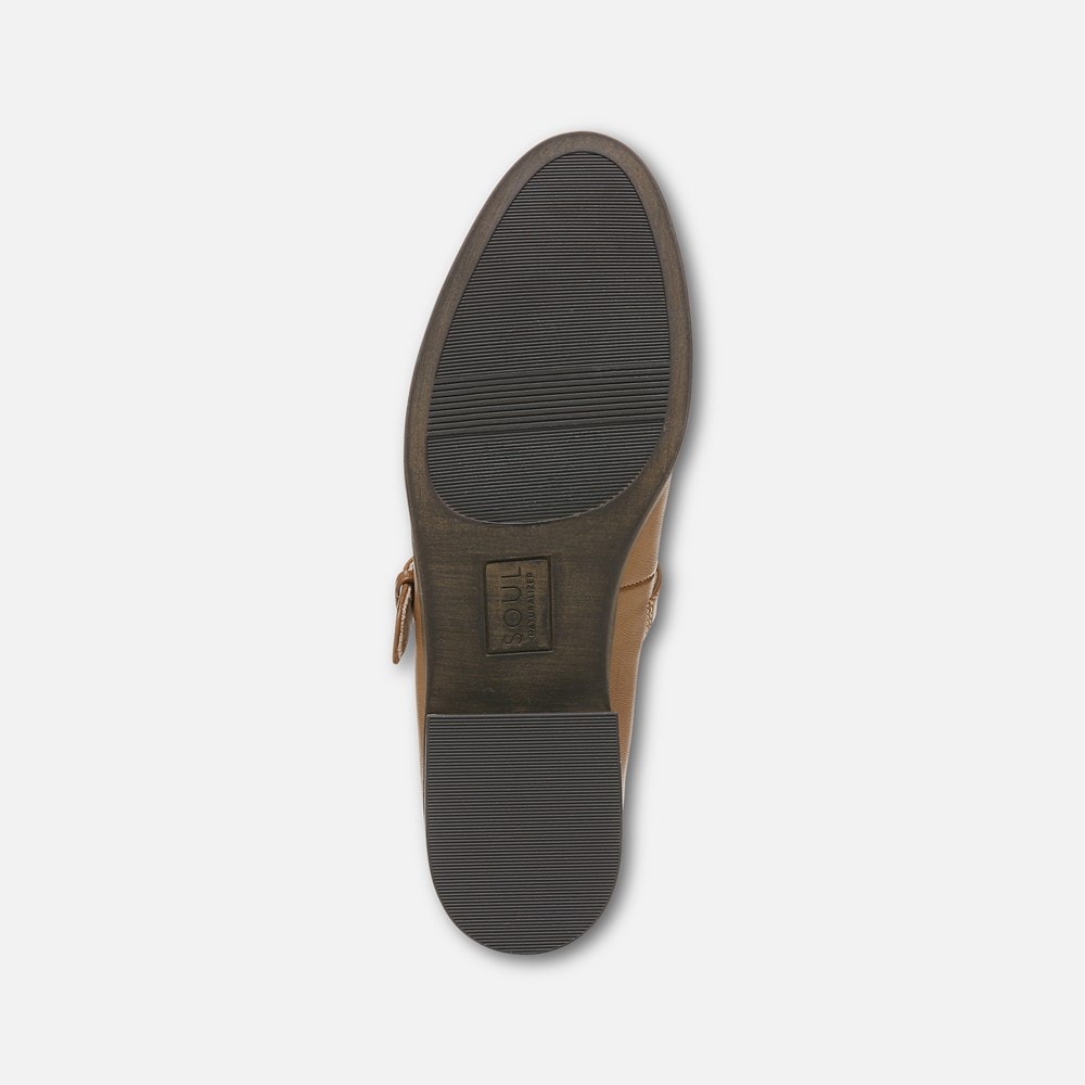 Naturalizer SOUL Ramona Mary Jane Flat - English Tea Brown Synthetic Naturalizer SOUL Ramona Mary Jane Flat - English Tea Brown Synthetic