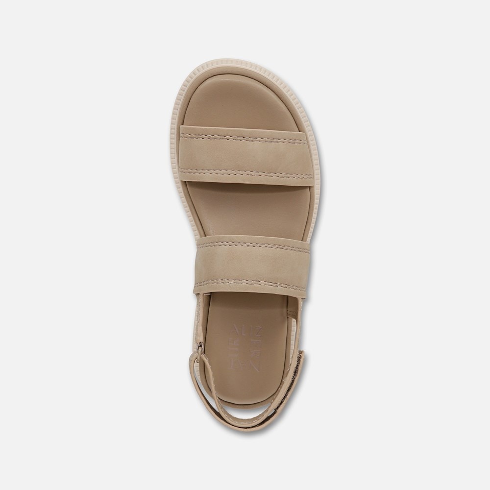 Naturalizer Attract Sandal - Tan Faux Leather