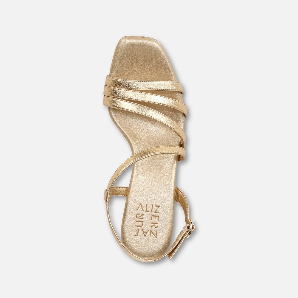 Naturalizer Galaxy Dress Sandal - Dark Gold Faux Leather Naturalizer Galaxy Dress Sandal - Dark Gold Faux Leather