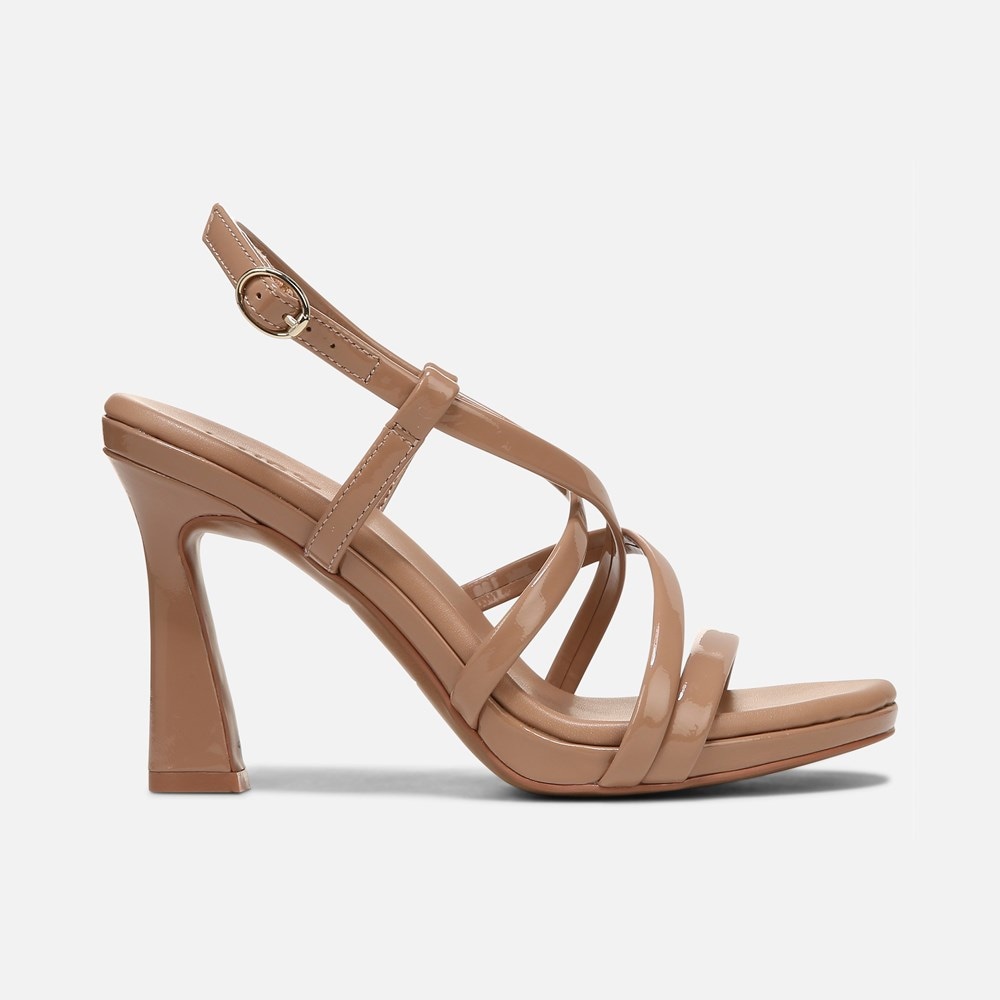 Naturalizer Luisa Dress Sandal - Taupe Patent Leather Naturalizer Luisa Dress Sandal - Taupe Patent Leather