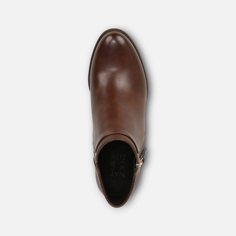 Naturalizer Karol Bootie - Cinnamon Brown Synthetic Naturalizer Karol Bootie - Cinnamon Brown Synthetic