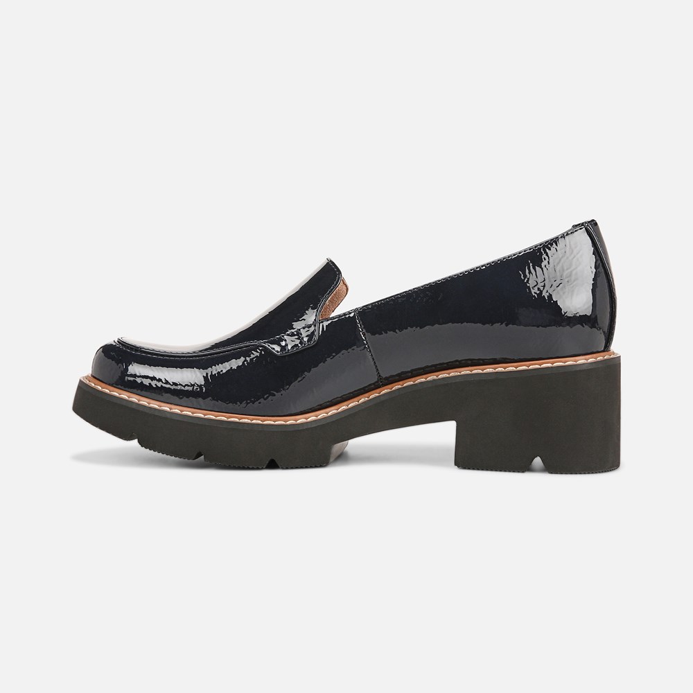 Naturalizer Cabaret Loafer - French Navy Blue Patent Synthe Naturalizer Cabaret Loafer - French Navy Blue Patent Synthe