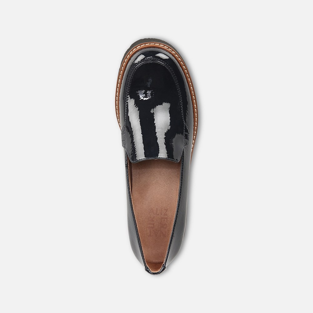 Naturalizer Cabaret Loafer - French Navy Blue Patent Synthe Naturalizer Cabaret Loafer - French Navy Blue Patent Synthe