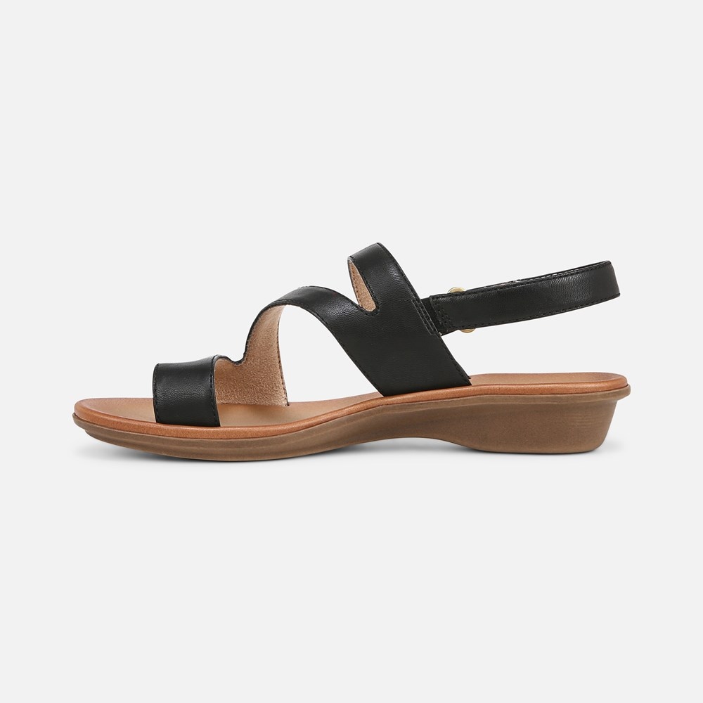 Naturalizer Soul Shakina Sandal - Black Faux Leather Naturalizer Soul Shakina Sandal - Black Faux Leather