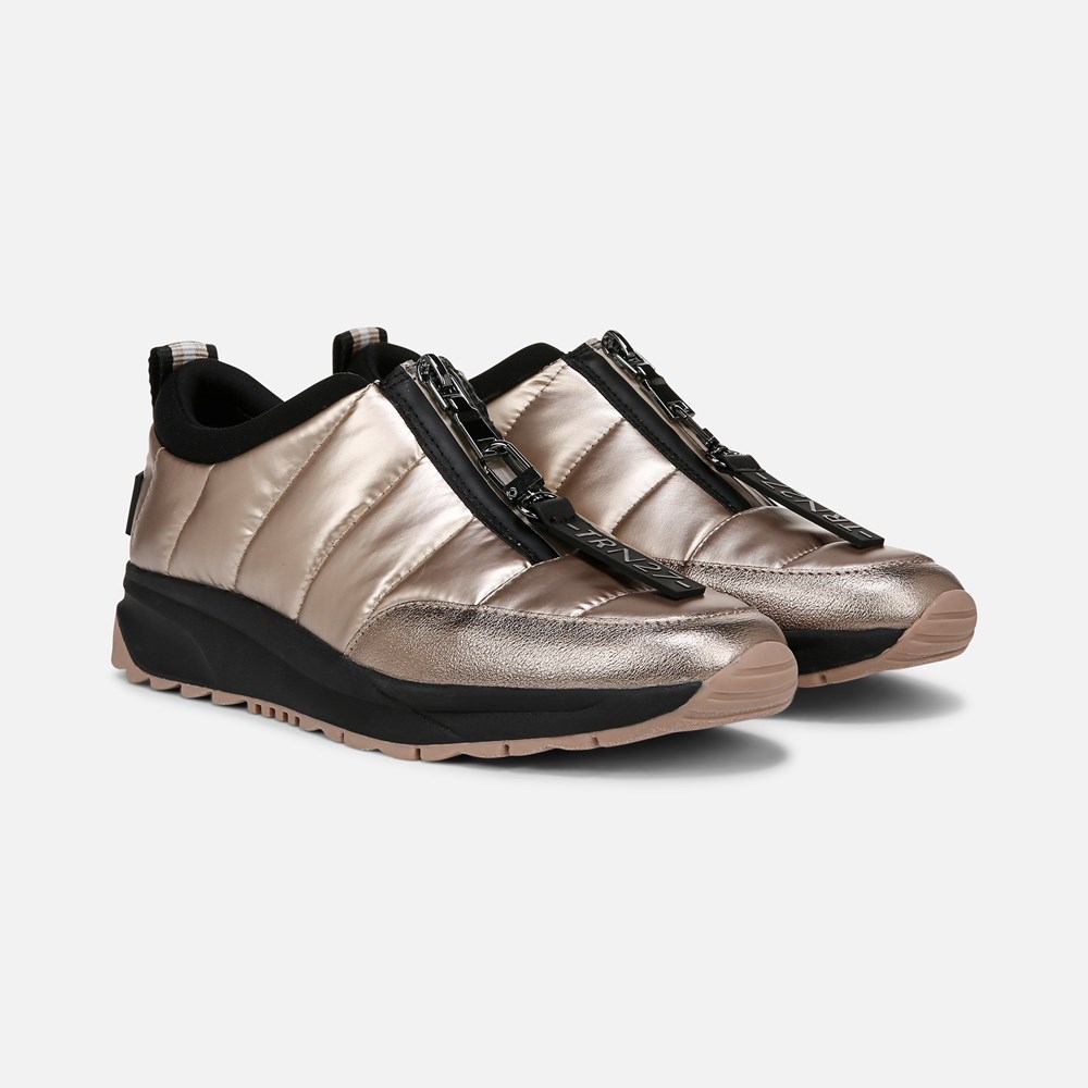 Naturalizer Think Royln Low-Breakaway Water Repellent Sneaker - Cashmere High Shine Nylon/Faux