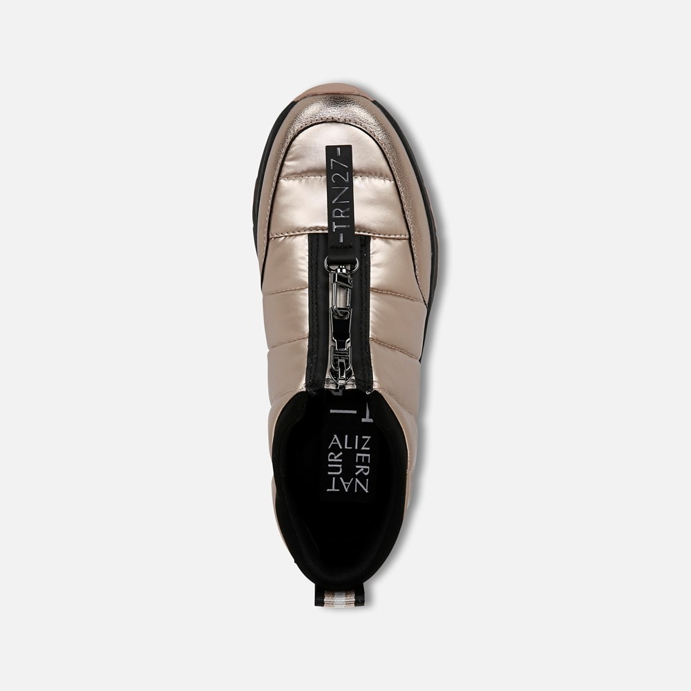Naturalizer Think Royln Low-Breakaway Water Repellent Sneaker - Cashmere High Shine Nylon/Faux Naturalizer Think Royln Low-Breakaway Water Repellent Sneaker - Cashmere High Shine Nylon/Faux
