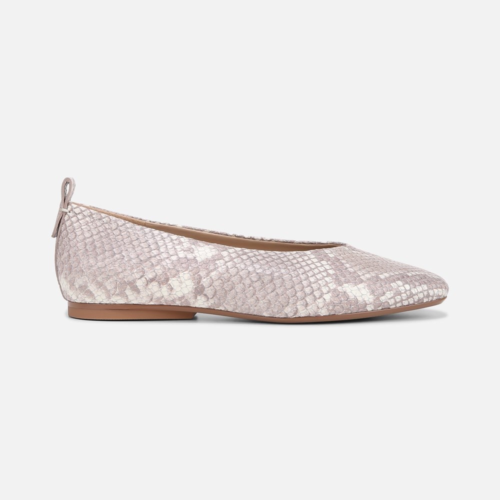 Naturalizer 27 Edit Carla Flat - White Snake Pattern Leather Naturalizer 27 Edit Carla Flat - White Snake Pattern Leather