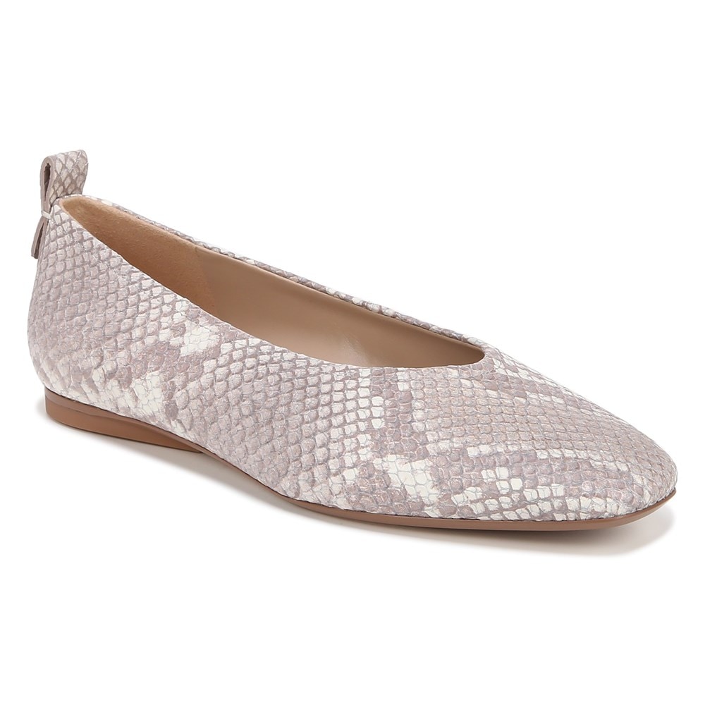 Naturalizer 27 Edit Carla Flat - White Snake Pattern Leather Naturalizer 27 Edit Carla Flat - White Snake Pattern Leather