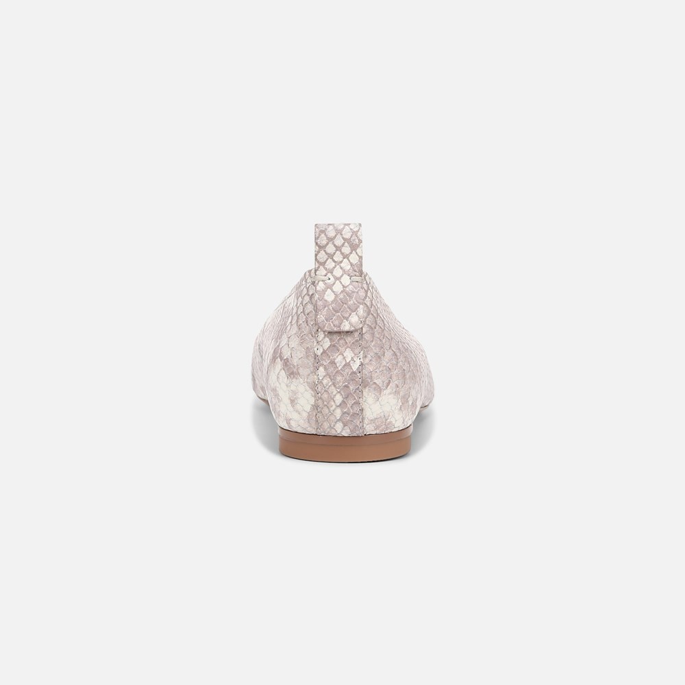Naturalizer 27 Edit Carla Flat - White Snake Pattern Leather Naturalizer 27 Edit Carla Flat - White Snake Pattern Leather