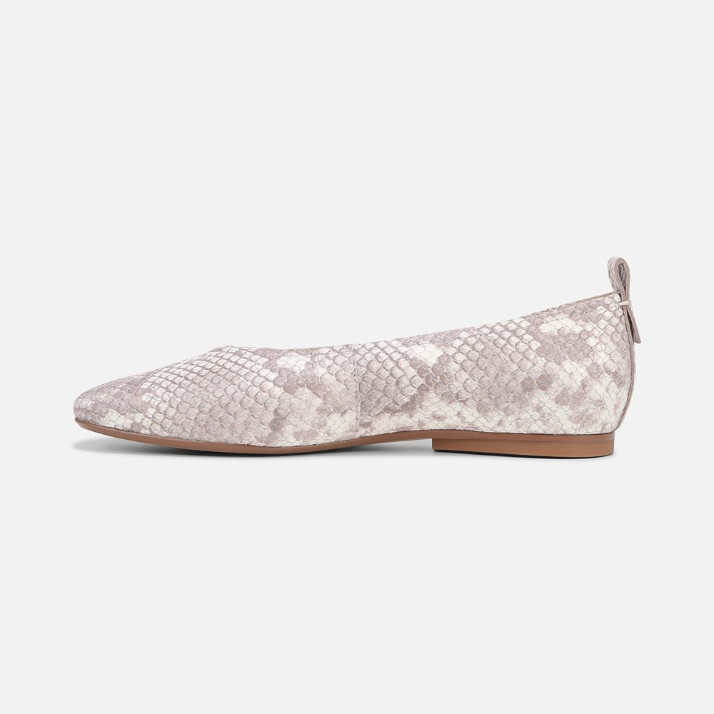 Naturalizer 27 Edit Carla Flat - White Snake Pattern Leather Naturalizer 27 Edit Carla Flat - White Snake Pattern Leather