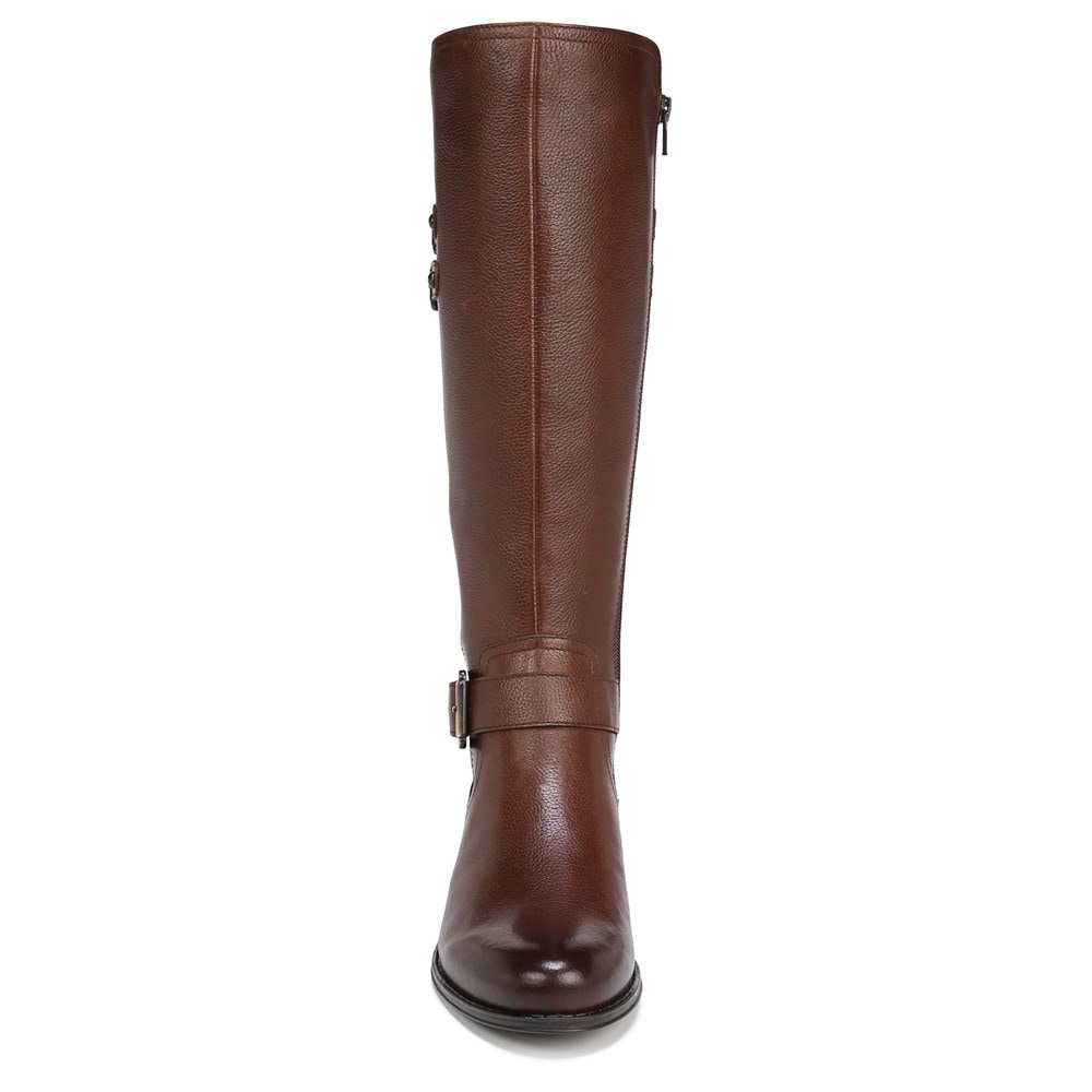 Naturalizer Jessie Wide Calf Knee High Boot - Chocolate Bar Leather