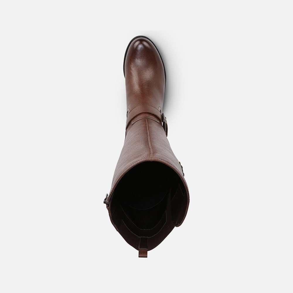Naturalizer Jessie Wide Calf Knee High Boot - Chocolate Bar Leather