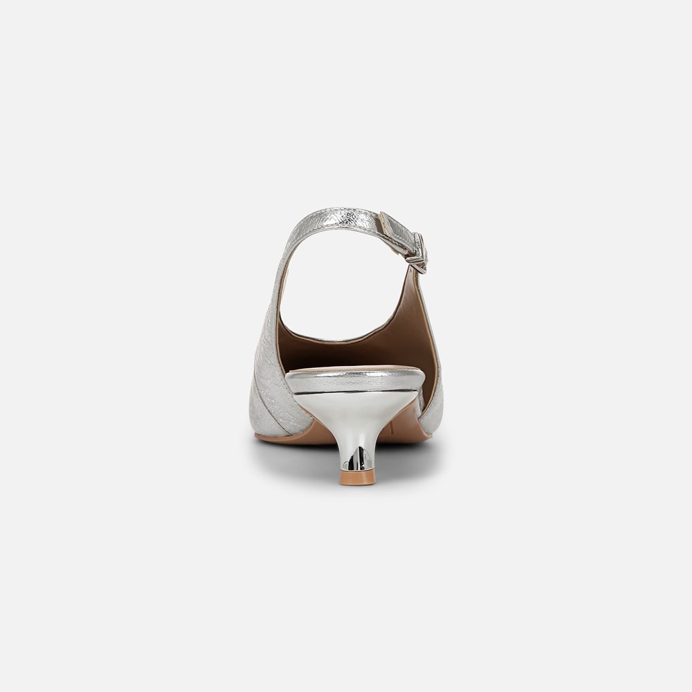 Naturalizer Nicolette Pump - Silver Leather Naturalizer Nicolette Pump - Silver Leather