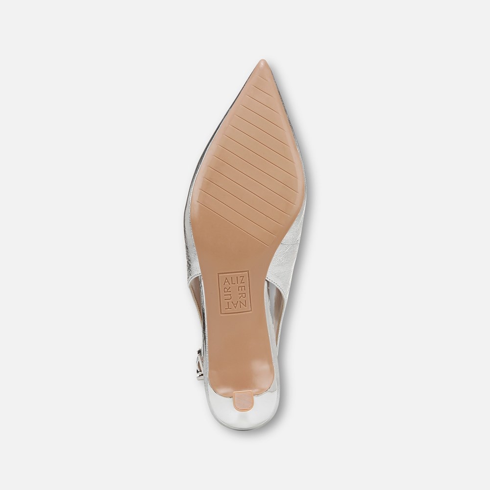 Naturalizer Nicolette Pump - Silver Leather Naturalizer Nicolette Pump - Silver Leather