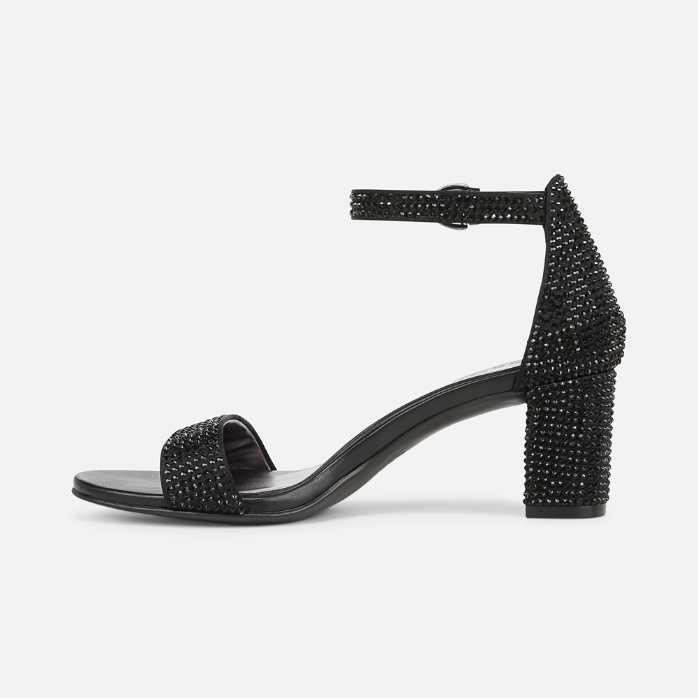 Naturalizer Vera Dress Sandal - Black Satin Naturalizer Vera Dress Sandal - Black Satin