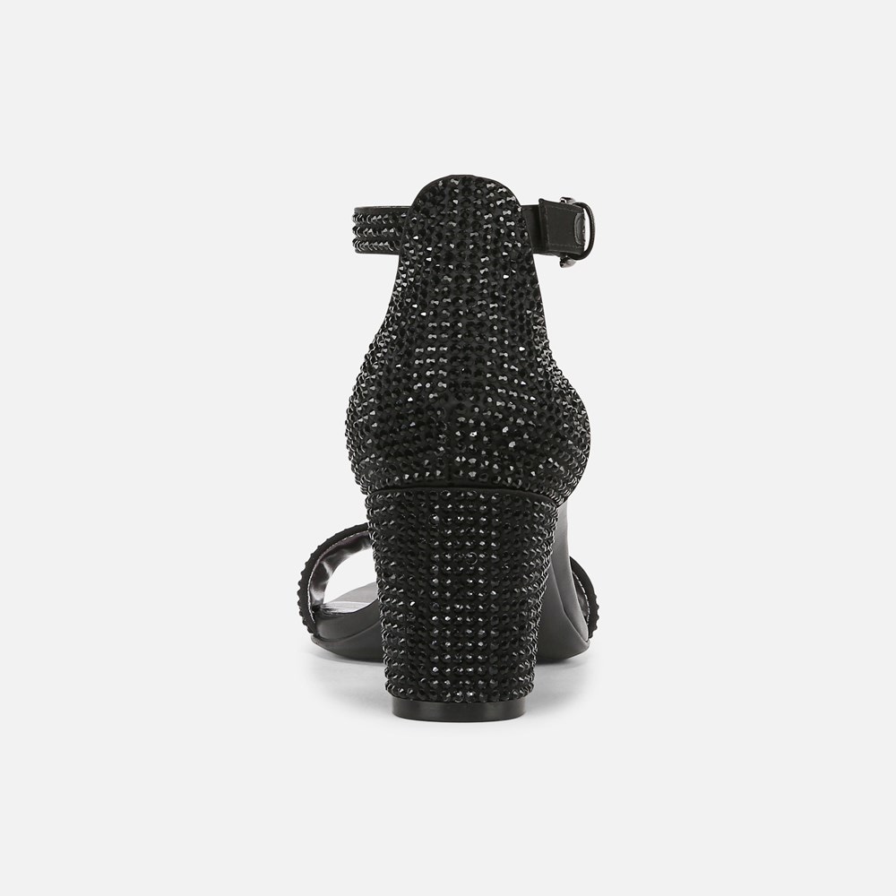 Naturalizer Vera Dress Sandal - Black Satin Naturalizer Vera Dress Sandal - Black Satin