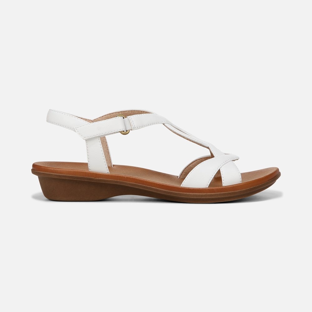 Naturalizer SOUL Solo Sandal - Smooth White Faux Leather Naturalizer SOUL Solo Sandal - Smooth White Faux Leather