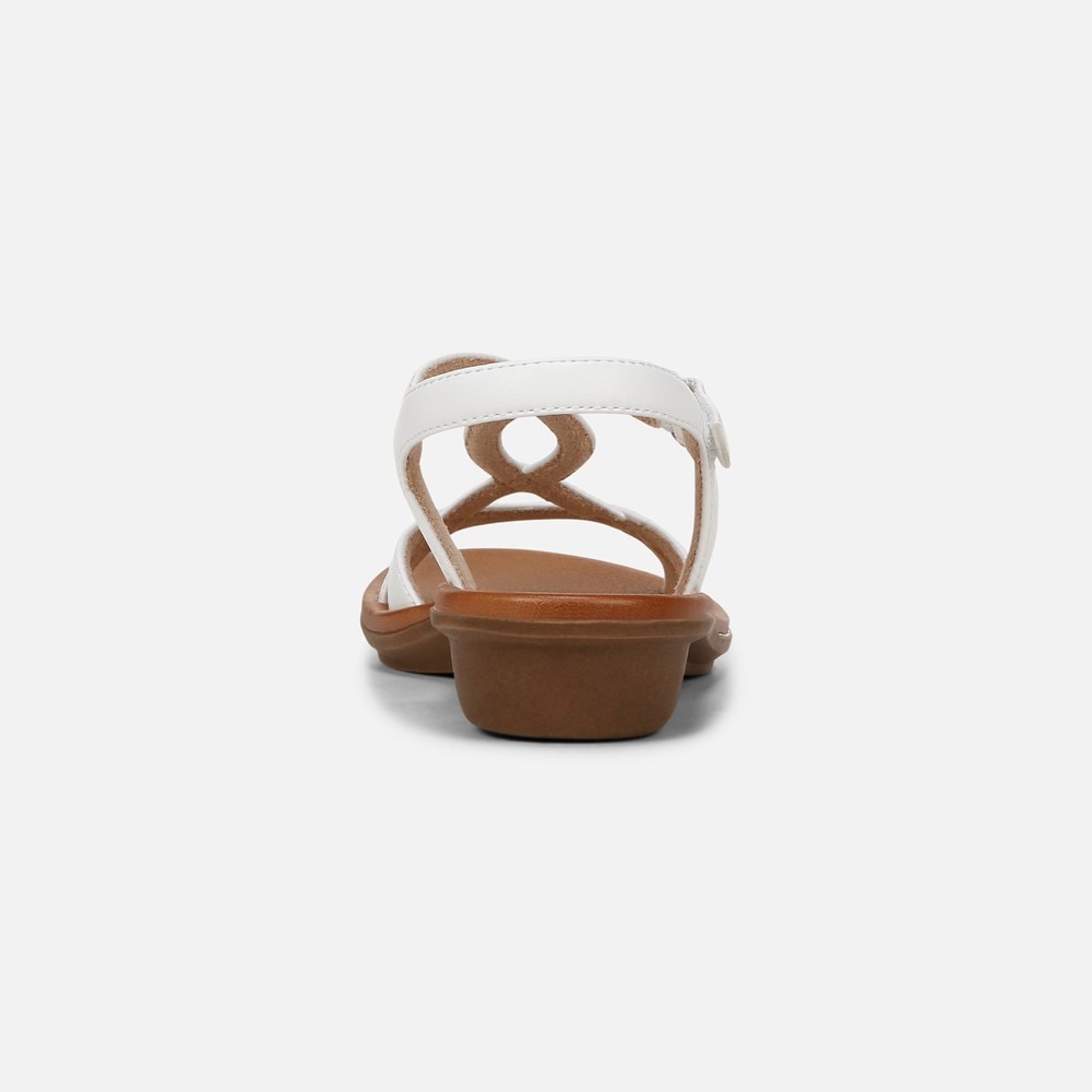 Naturalizer SOUL Solo Sandal - Smooth White Faux Leather Naturalizer SOUL Solo Sandal - Smooth White Faux Leather