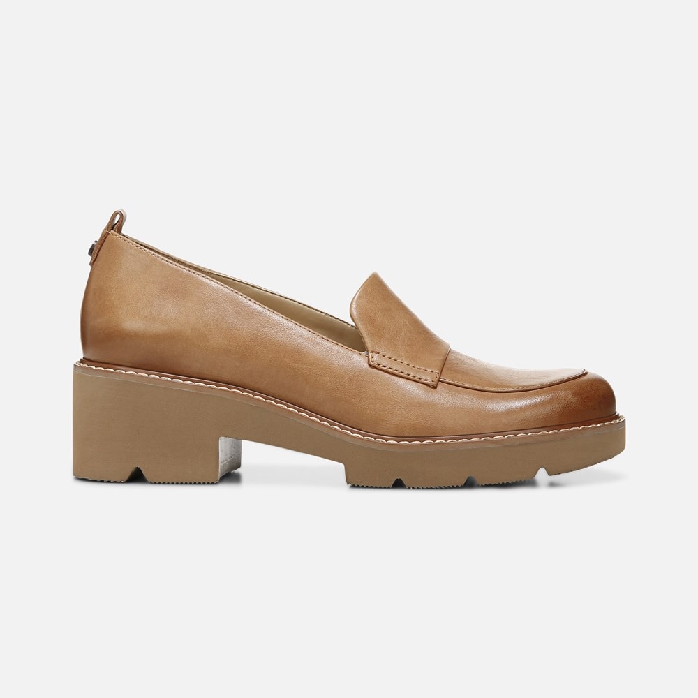 Naturalizer Darry Lug Sole Loafer - Toffee Leather Naturalizer Darry Lug Sole Loafer - Toffee Leather