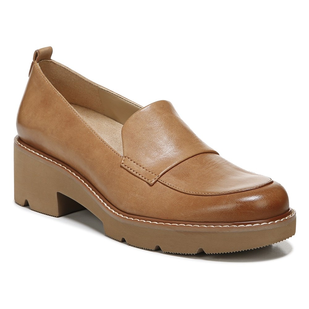 Naturalizer Darry Lug Sole Loafer - Toffee Leather Naturalizer Darry Lug Sole Loafer - Toffee Leather