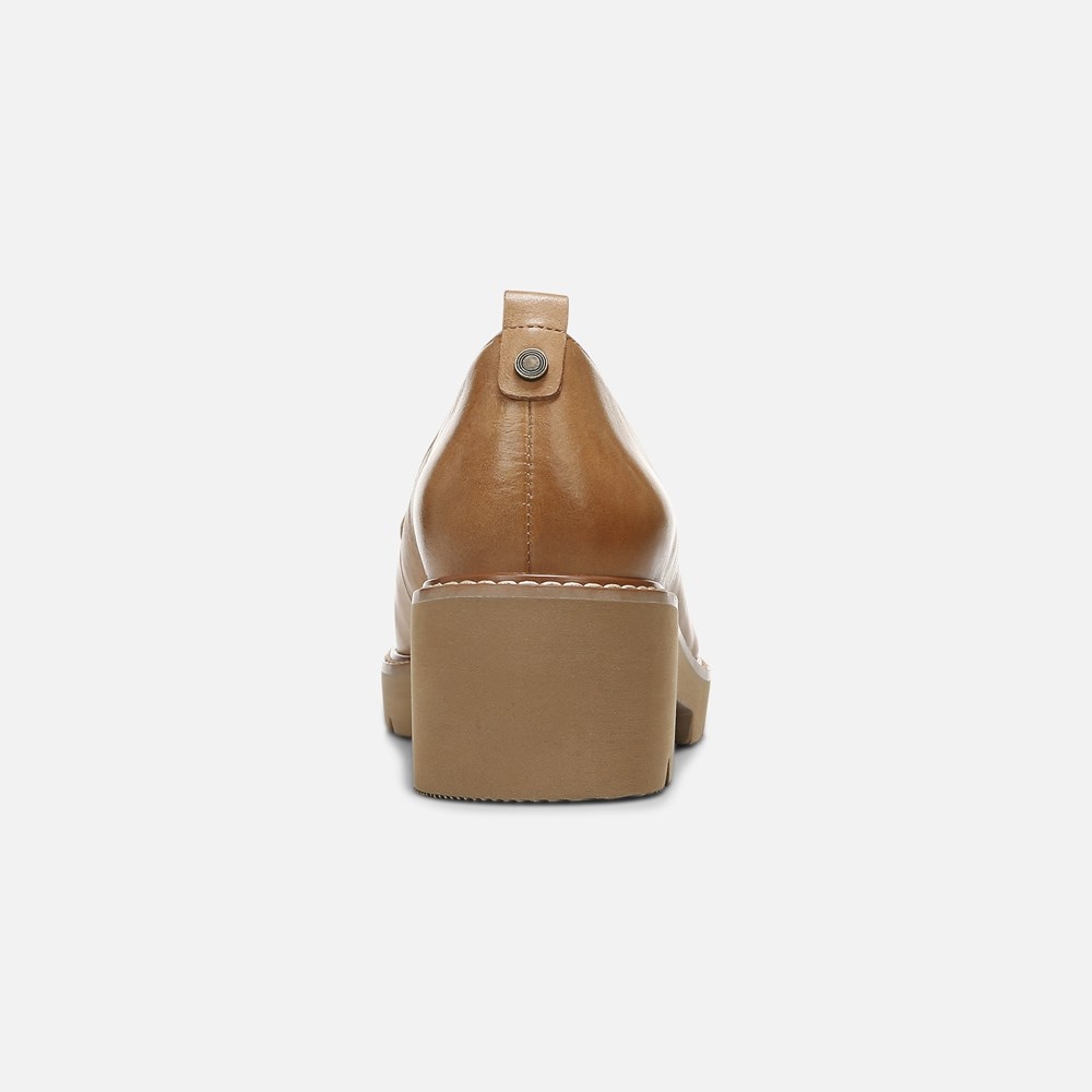 Naturalizer Darry Lug Sole Loafer - Toffee Leather Naturalizer Darry Lug Sole Loafer - Toffee Leather