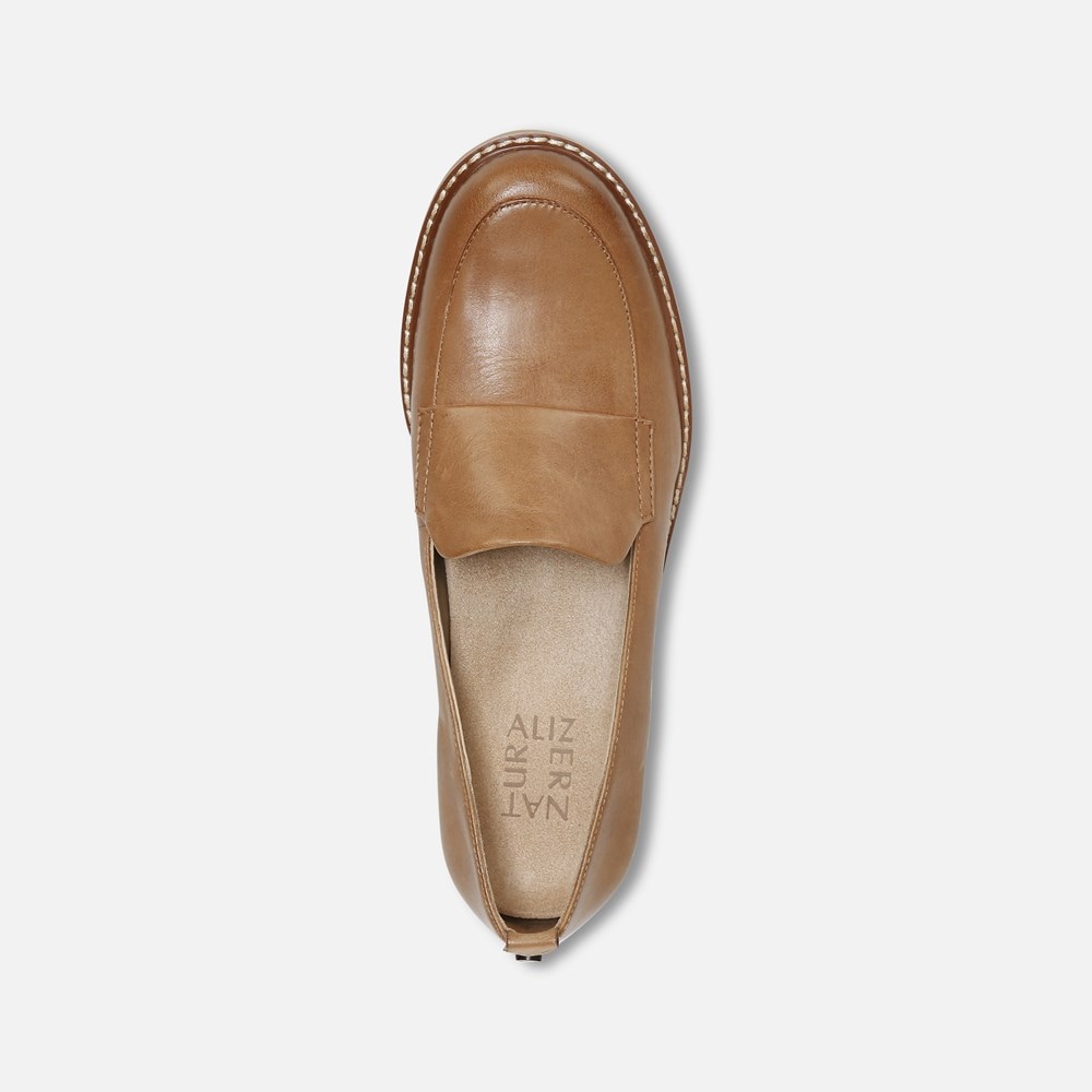 Naturalizer Darry Lug Sole Loafer - Toffee Leather Naturalizer Darry Lug Sole Loafer - Toffee Leather