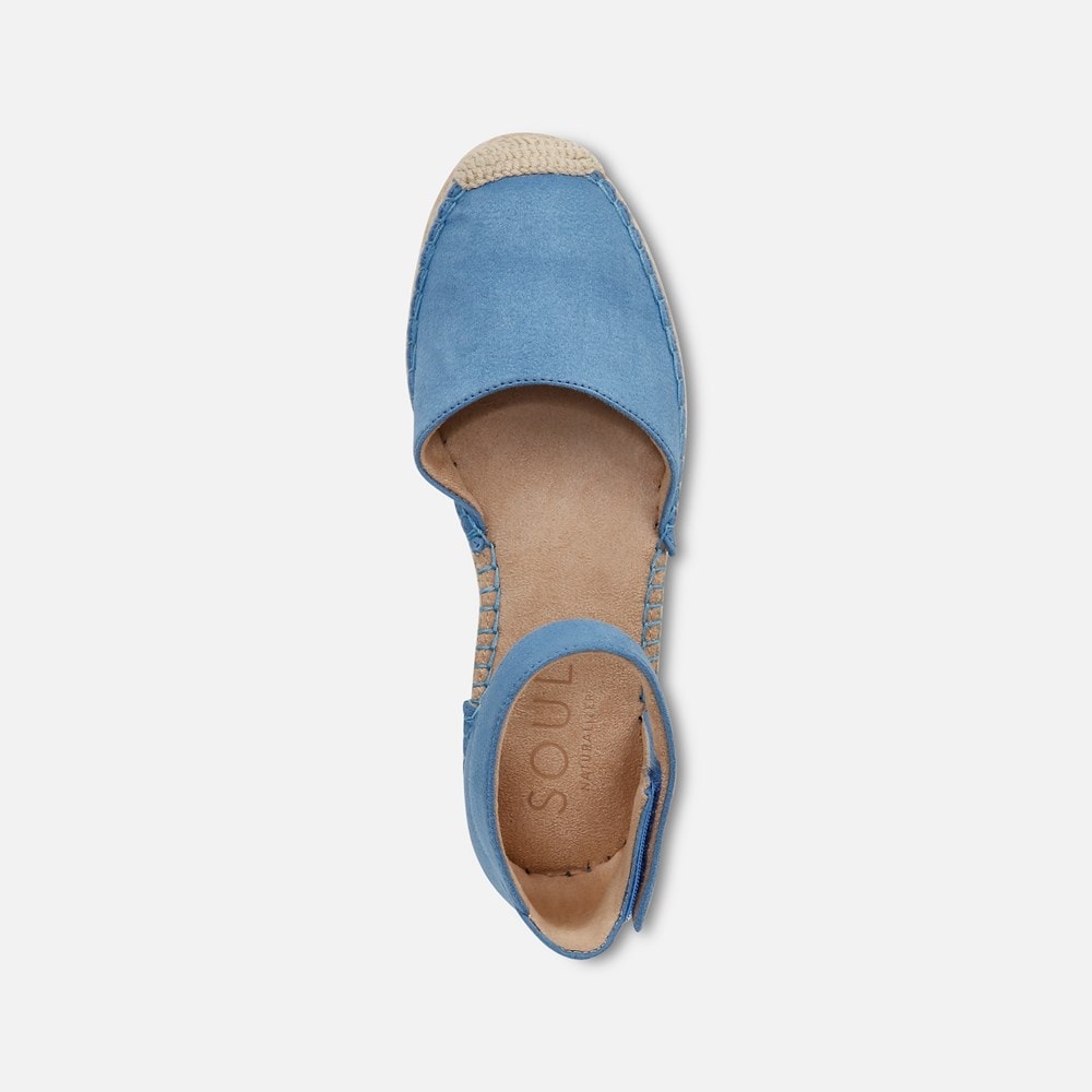 Naturalizer SOUL Wren Espadrille - Linen Blue Fabric Naturalizer SOUL Wren Espadrille - Linen Blue Fabric