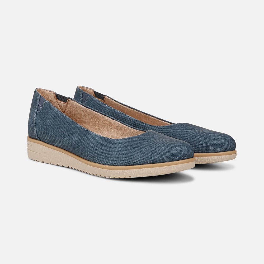 Naturalizer SOUL Idea Ballet Flat - Indigo Faux Leather Naturalizer SOUL Idea Ballet Flat - Indigo Faux Leather