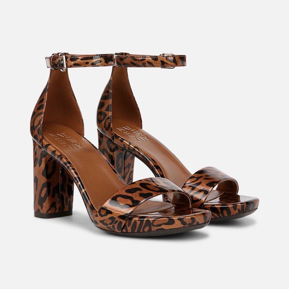 Naturalizer Joy Dress Sandal - Leopard Print Faux Leather Naturalizer Joy Dress Sandal - Leopard Print Faux Leather