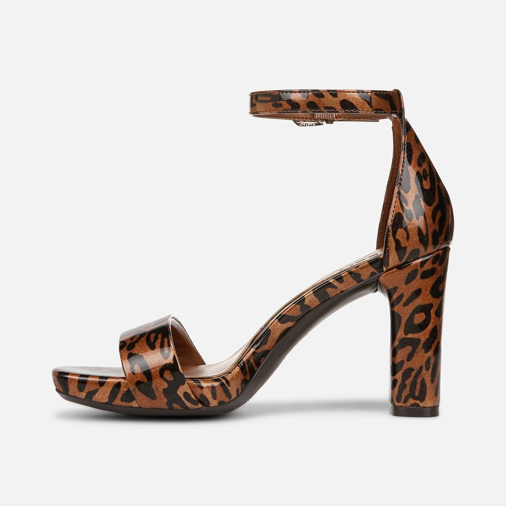 Naturalizer Joy Dress Sandal - Leopard Print Faux Leather Naturalizer Joy Dress Sandal - Leopard Print Faux Leather