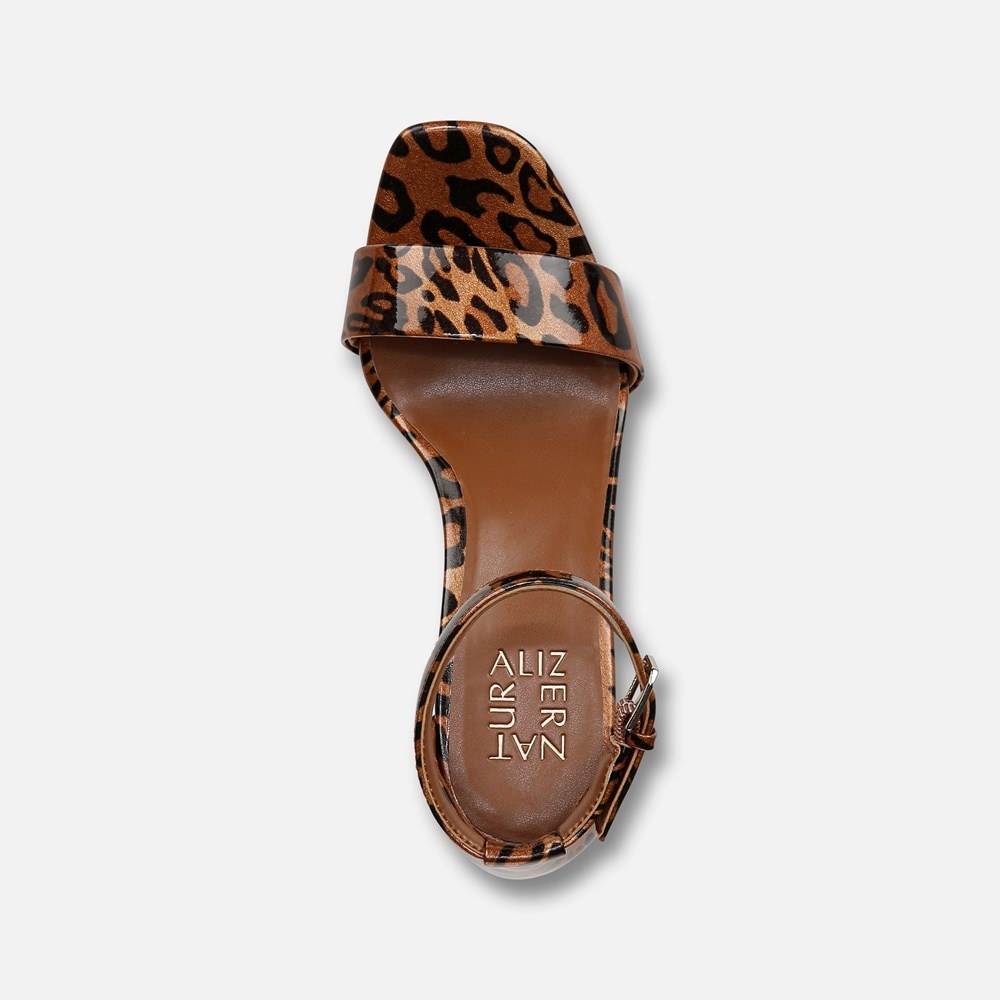 Naturalizer Joy Dress Sandal - Leopard Print Faux Leather Naturalizer Joy Dress Sandal - Leopard Print Faux Leather