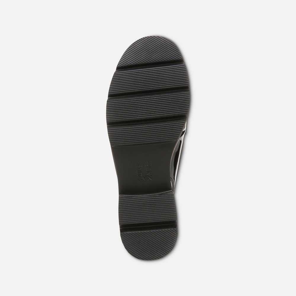 Naturalizer Darry Lug Sole Slingback Loafer - Black Patent Naturalizer Darry Lug Sole Slingback Loafer - Black Patent