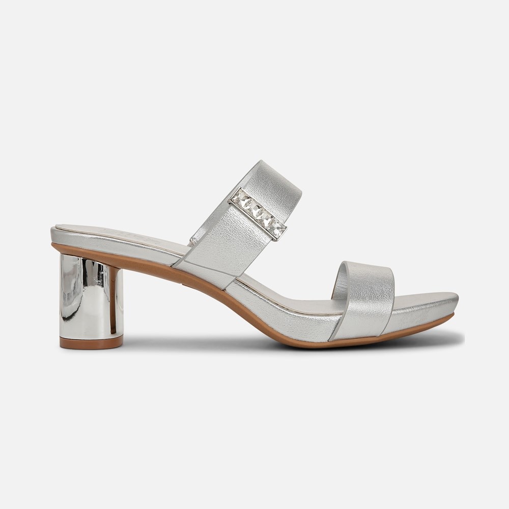 Naturalizer Ida 2 Dress Sandal - Silver Faux Leather Naturalizer Ida 2 Dress Sandal - Silver Faux Leather