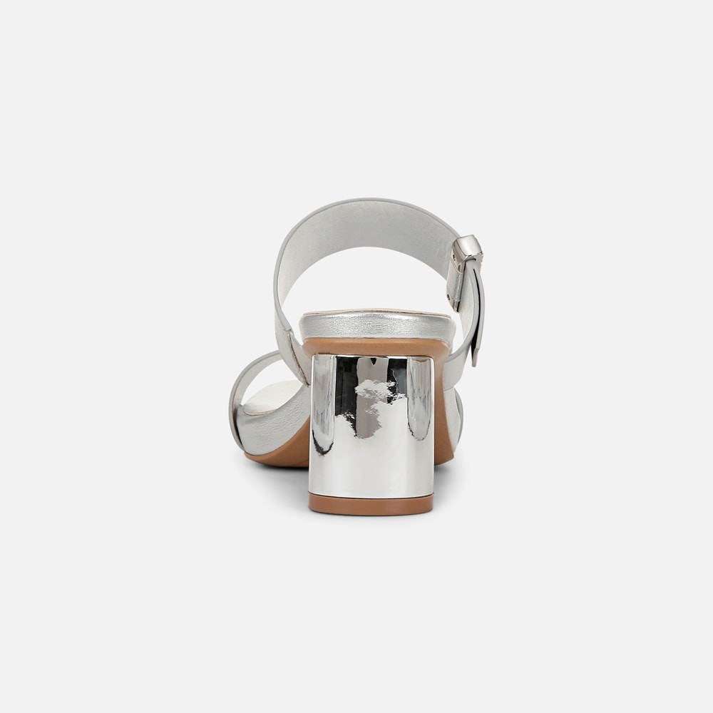 Naturalizer Ida 2 Dress Sandal - Silver Faux Leather Naturalizer Ida 2 Dress Sandal - Silver Faux Leather