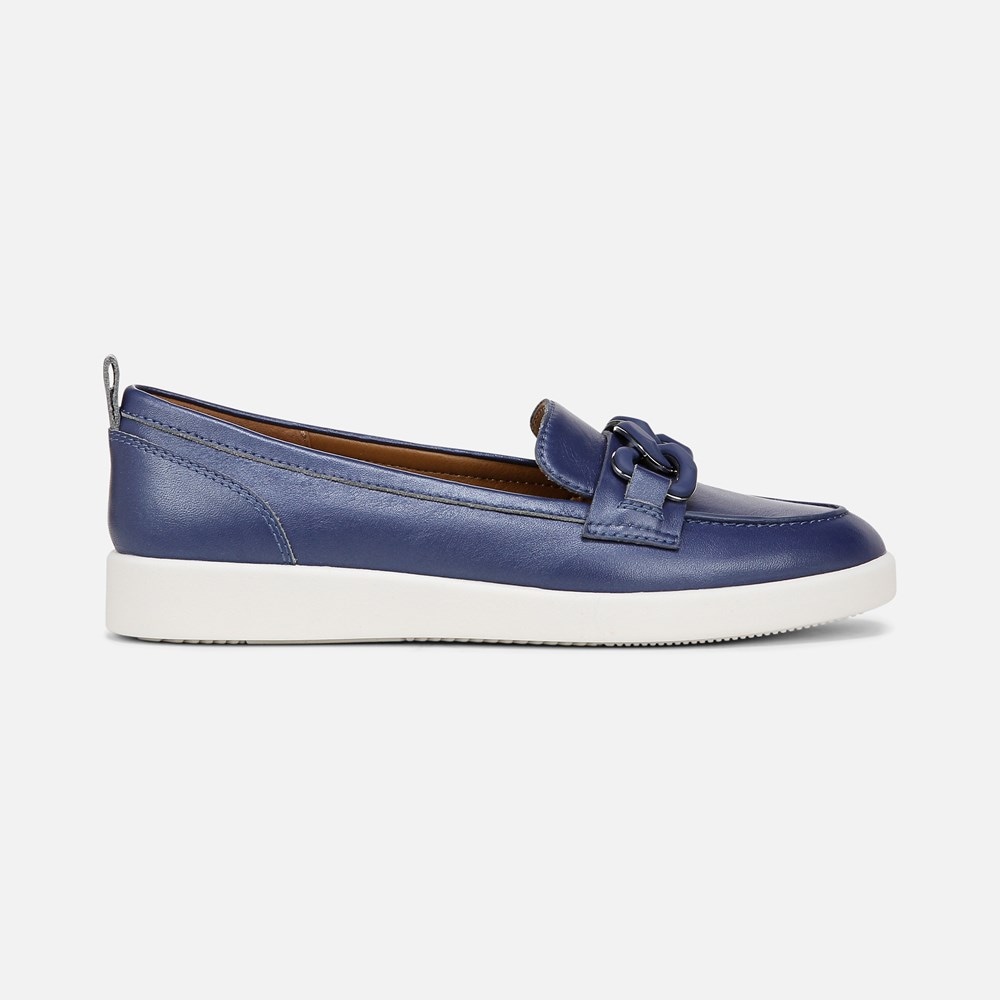 Naturalizer Kateri Bit Loafer - Future Dusk Blue Leather