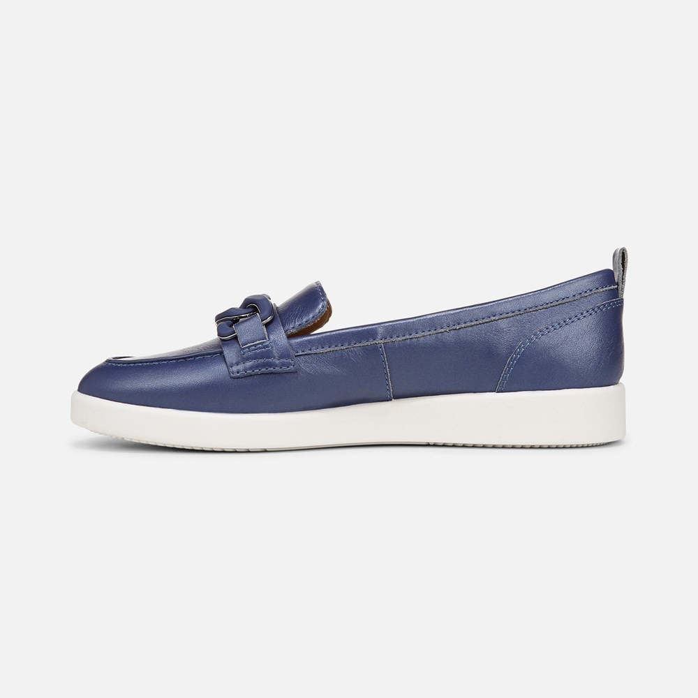 Naturalizer Kateri Bit Loafer - Future Dusk Blue Leather