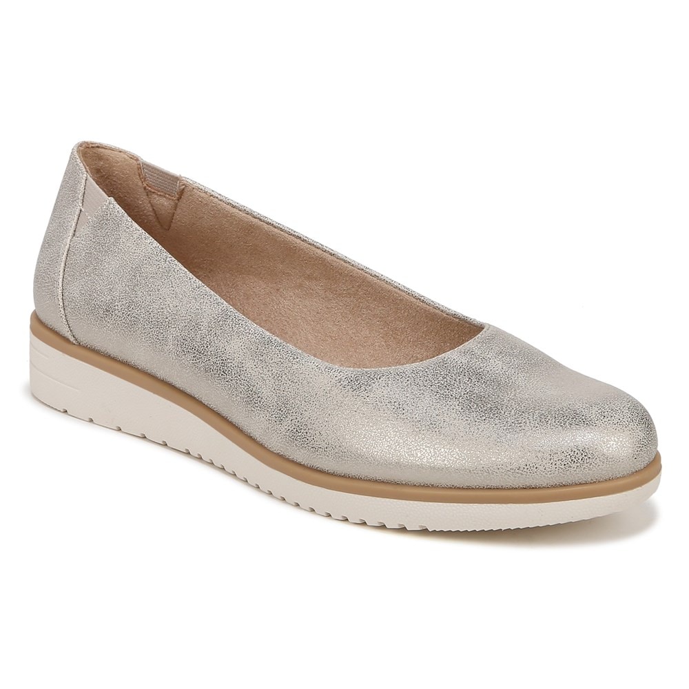 Naturalizer SOUL Idea Ballet Flat - Light Gold Synthetic Naturalizer SOUL Idea Ballet Flat - Light Gold Synthetic