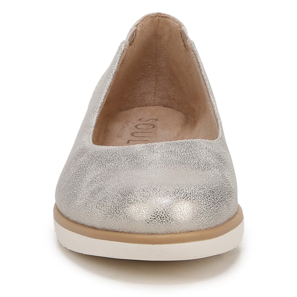 Naturalizer SOUL Idea Ballet Flat - Light Gold Synthetic Naturalizer SOUL Idea Ballet Flat - Light Gold Synthetic