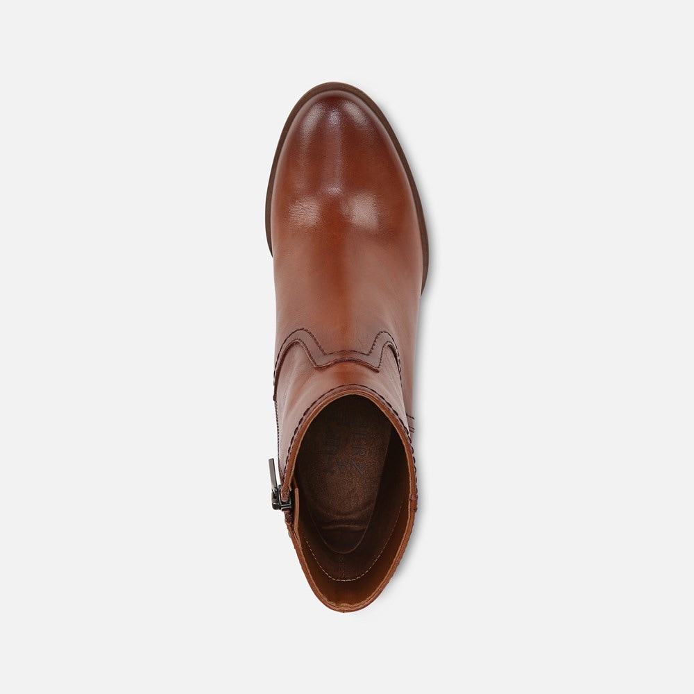 Naturalizer Kalina Ankle Bootie - Cider Spice Brown Leather Naturalizer Kalina Ankle Bootie - Cider Spice Brown Leather