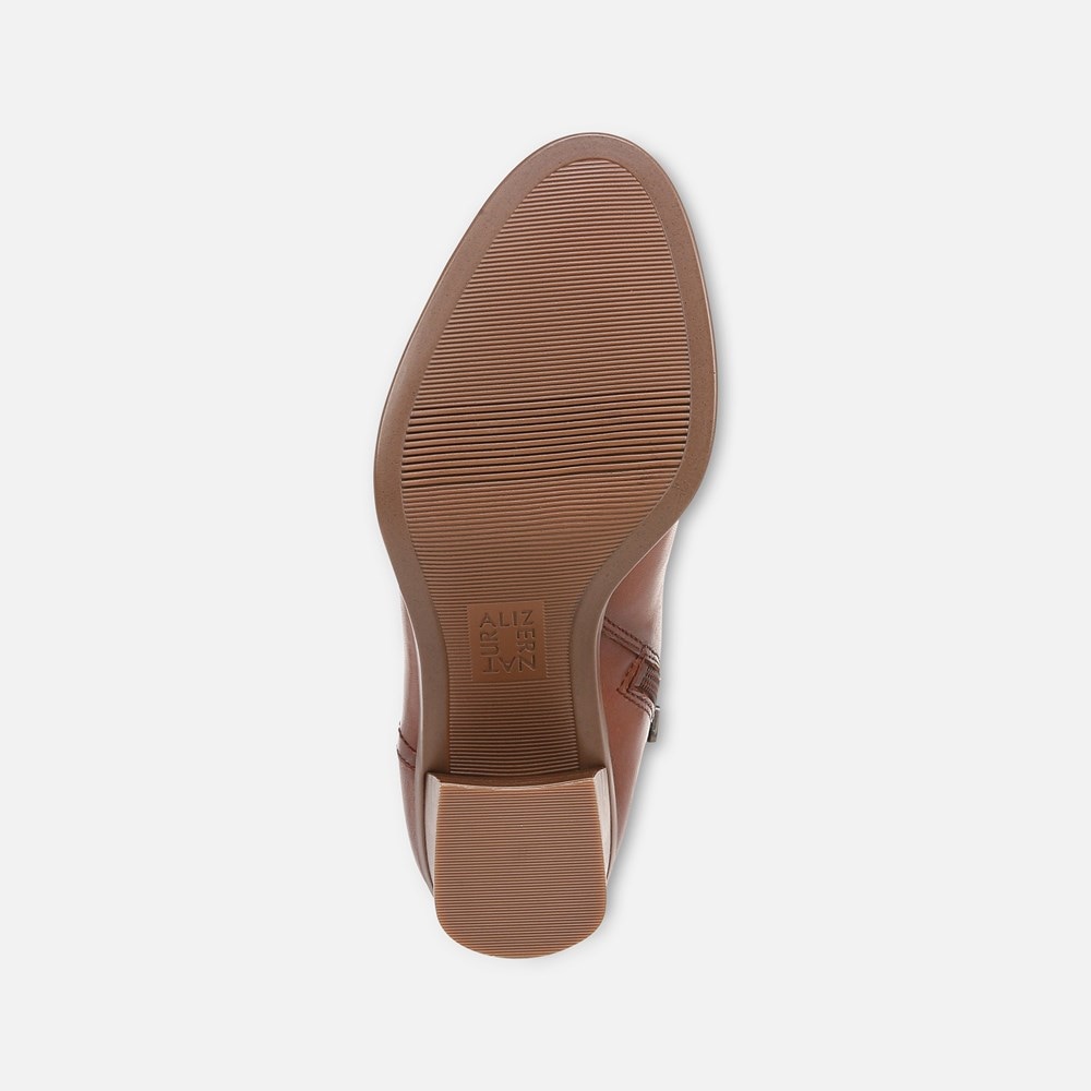 Naturalizer Kalina Ankle Bootie - Cider Spice Brown Leather Naturalizer Kalina Ankle Bootie - Cider Spice Brown Leather