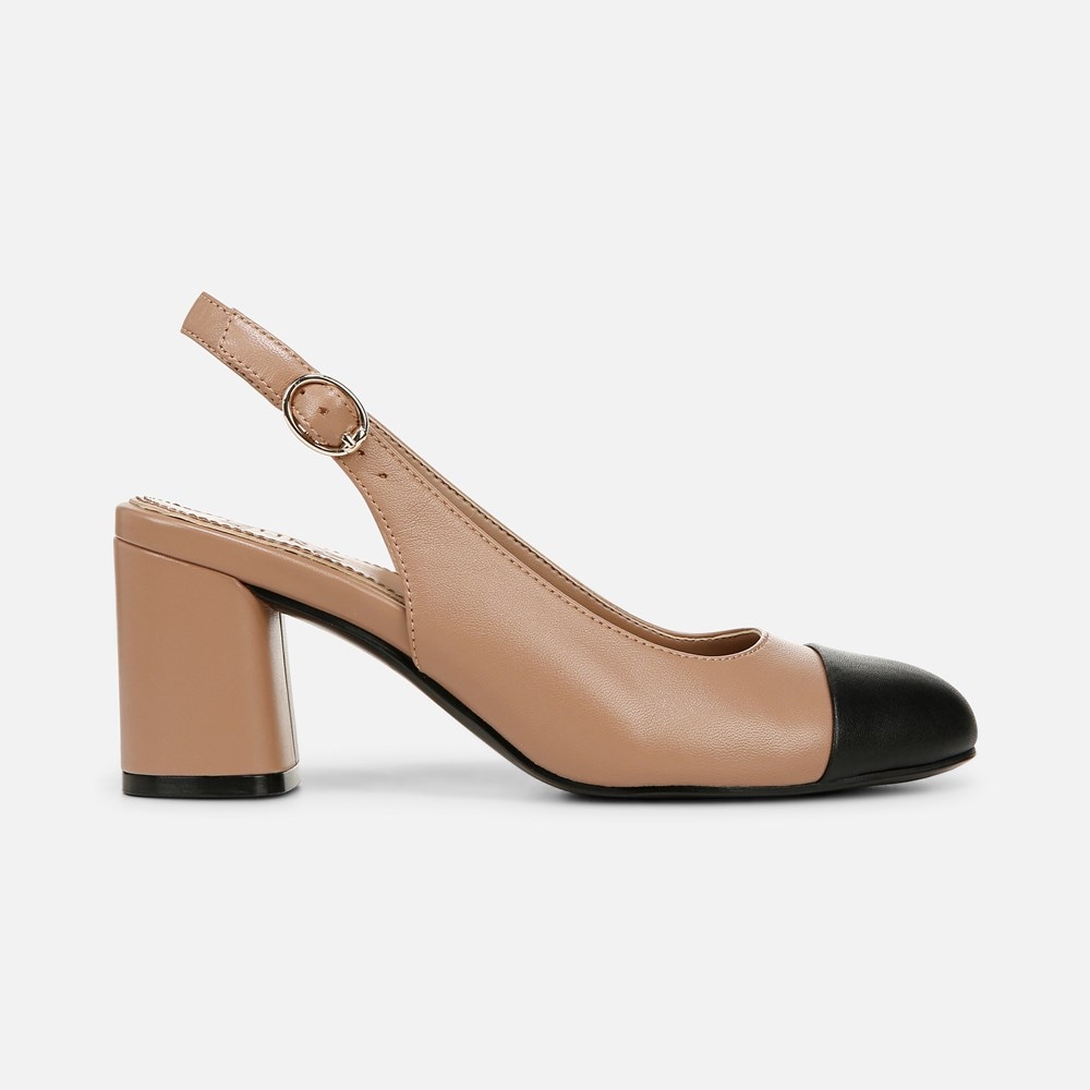 Naturalizer Sophie Slingback Pump - Taupe Leather Naturalizer Sophie Slingback Pump - Taupe Leather
