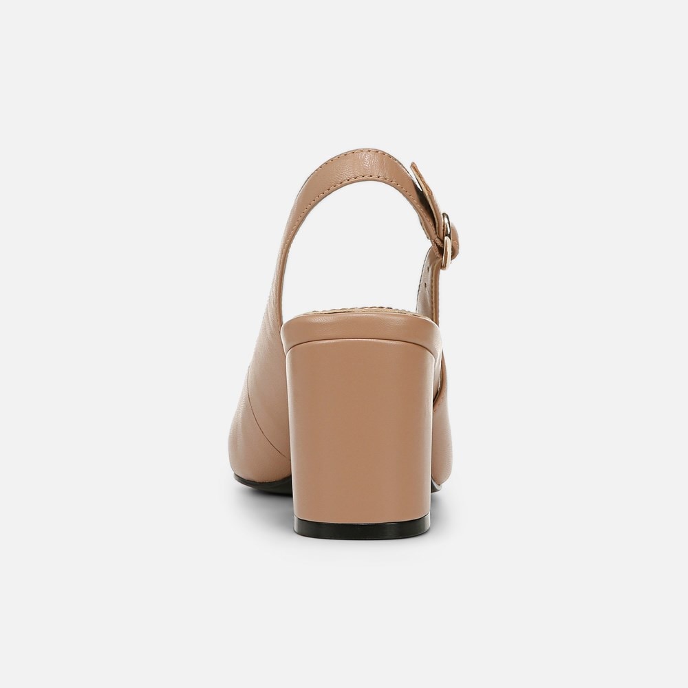 Naturalizer Sophie Slingback Pump - Taupe Leather Naturalizer Sophie Slingback Pump - Taupe Leather