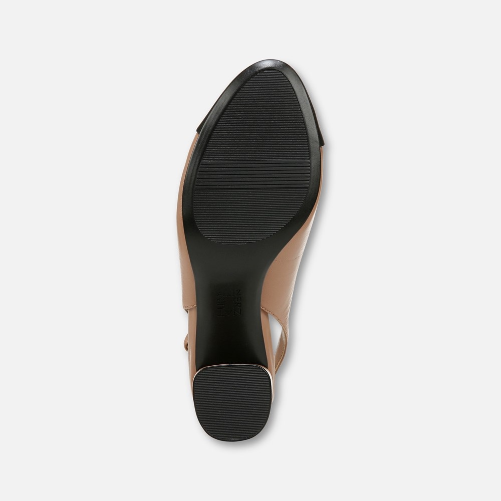 Naturalizer Sophie Slingback Pump - Taupe Leather Naturalizer Sophie Slingback Pump - Taupe Leather
