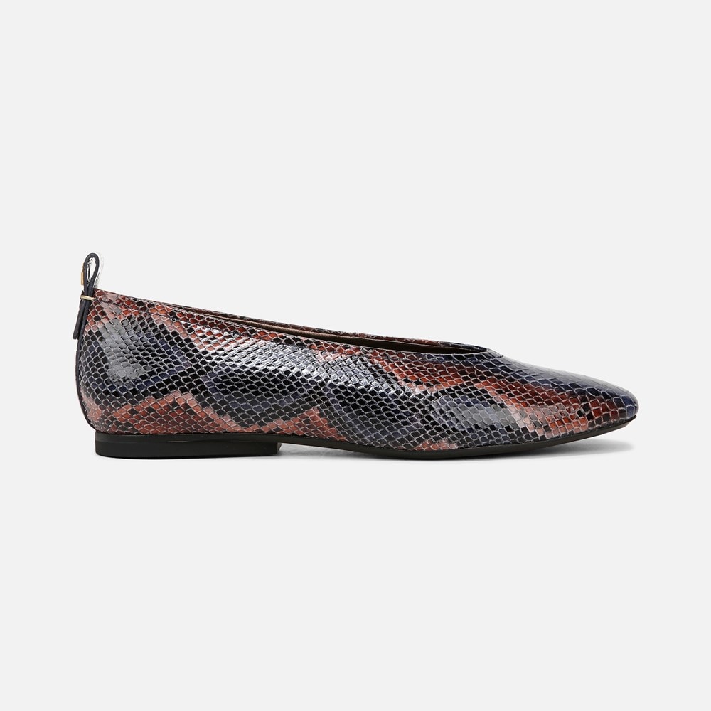Naturalizer 27 Edit Carla Flat - Blue Snake Print Leather Naturalizer 27 Edit Carla Flat - Blue Snake Print Leather