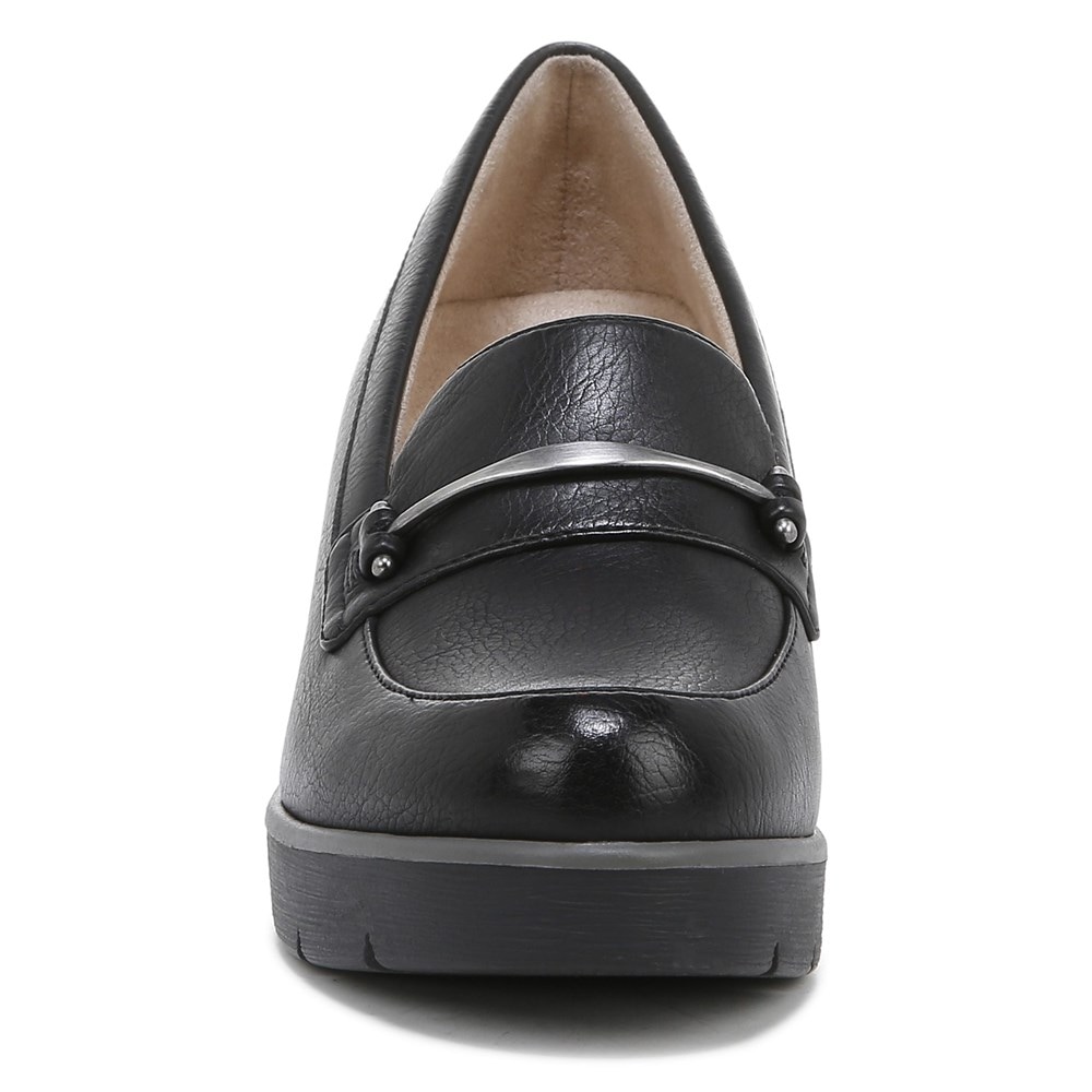 Naturalizer SOUL Achieve Wedge - Black Synthetic