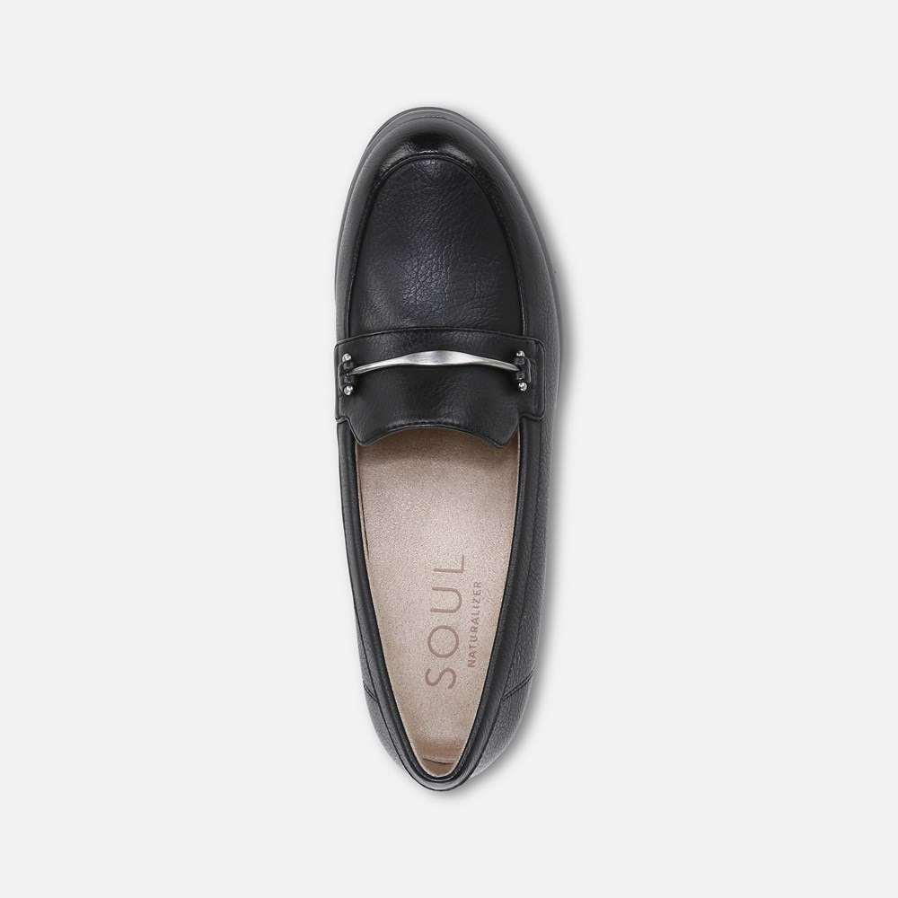 Naturalizer SOUL Achieve Wedge - Black Synthetic