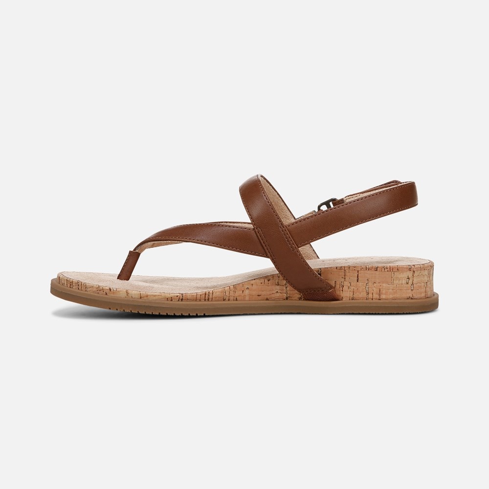 Naturalizer SOUL Carolyn Sandal - Brown Faux Leather Naturalizer SOUL Carolyn Sandal - Brown Faux Leather