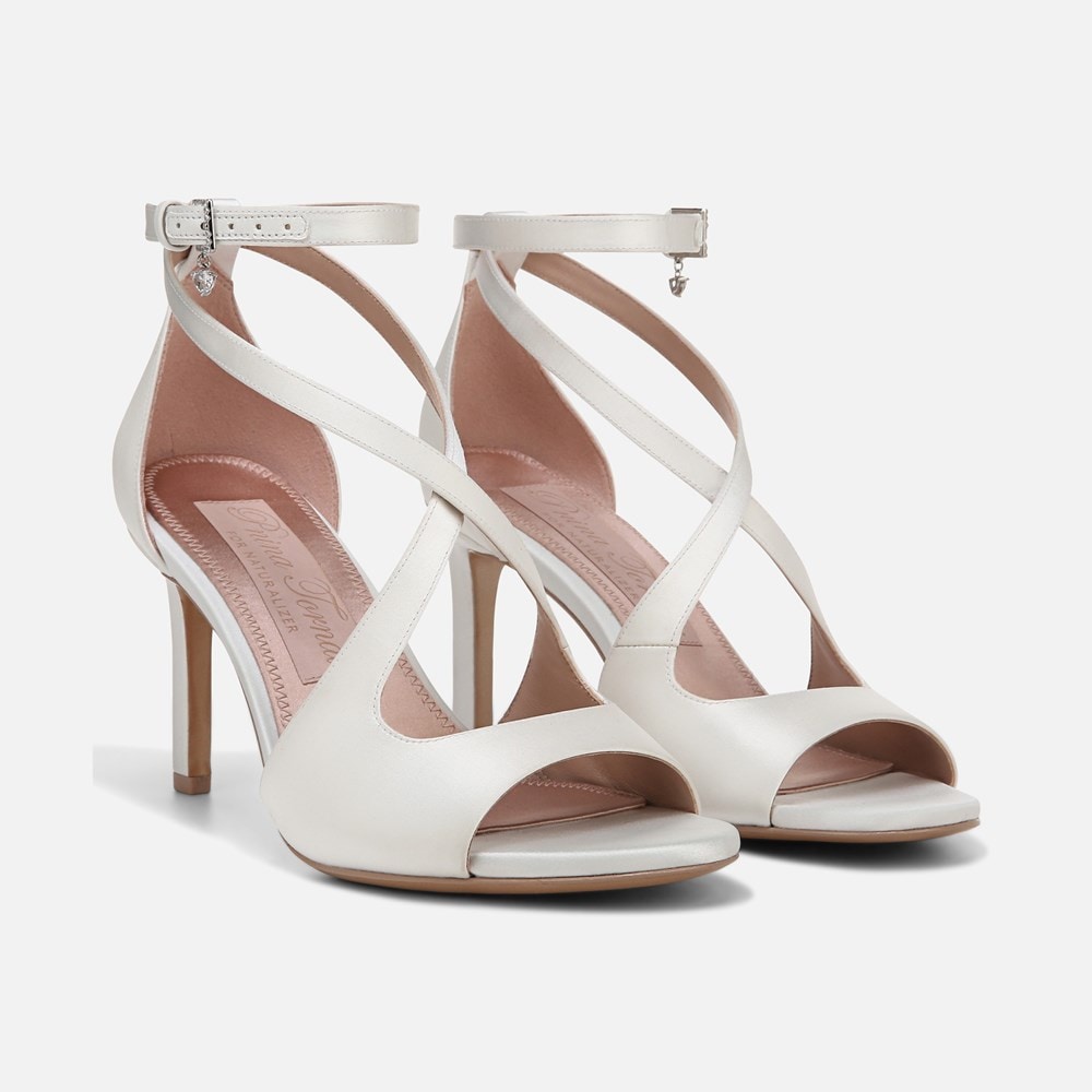 Naturalizer Amor 2 Dress Sandal - Silk White Fabric