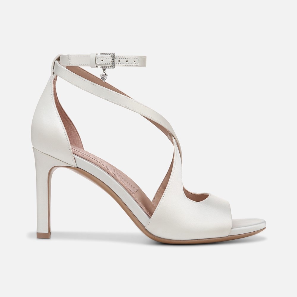 Naturalizer Amor 2 Dress Sandal - Silk White Fabric